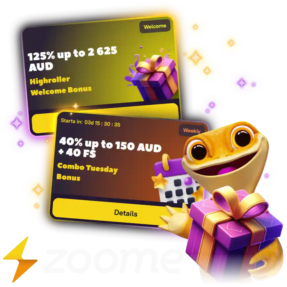 Get the welcome bonus and other Zoome Casino bonuses here.
