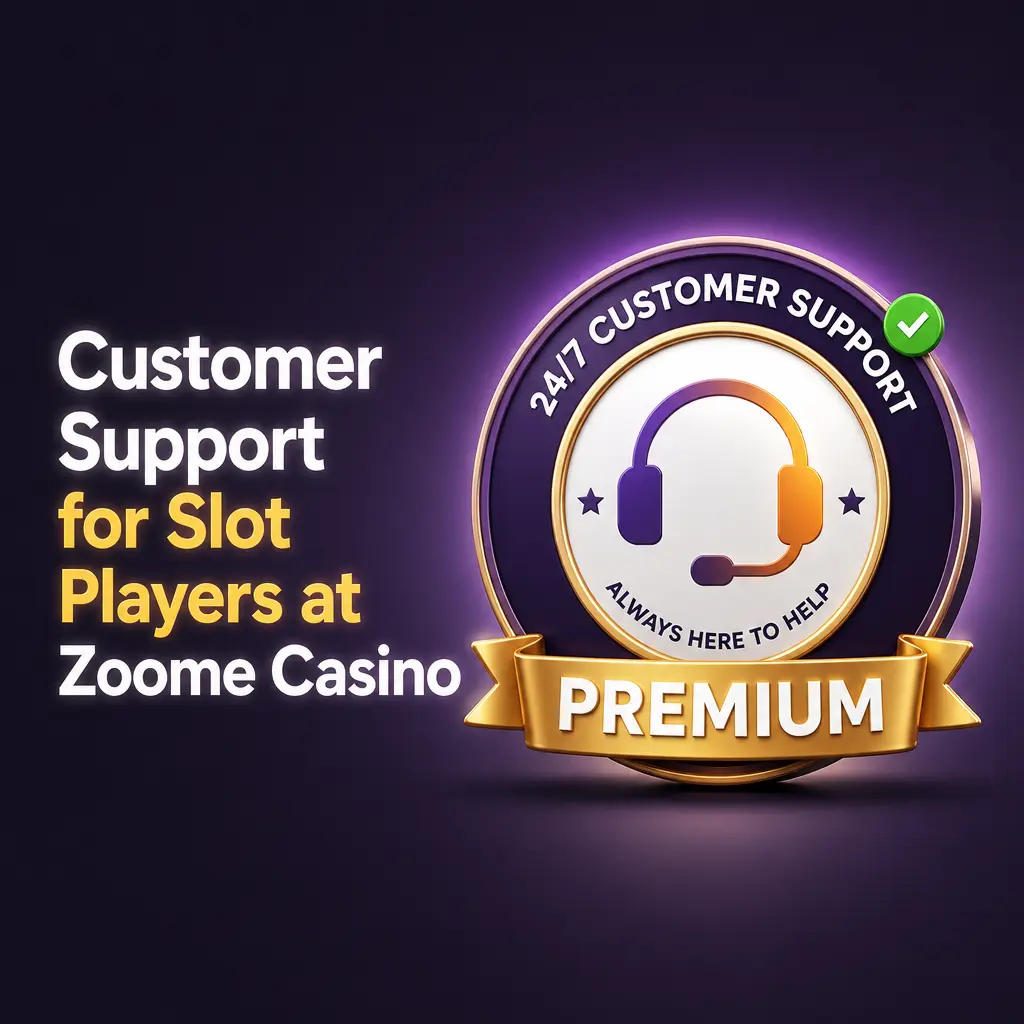 Zoome Casino customer support team assisting slot players