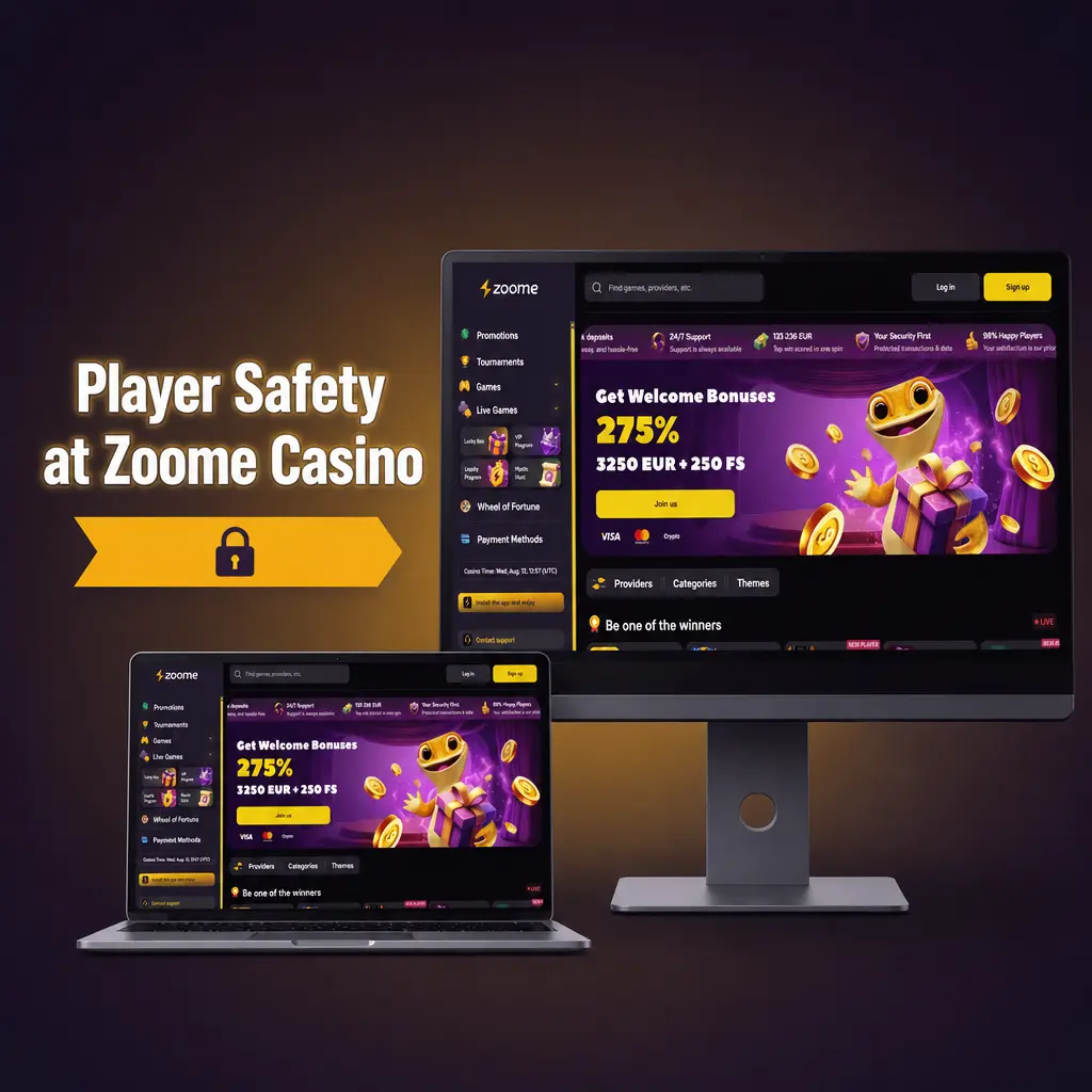 Player safety and security measures at Zoome Casino