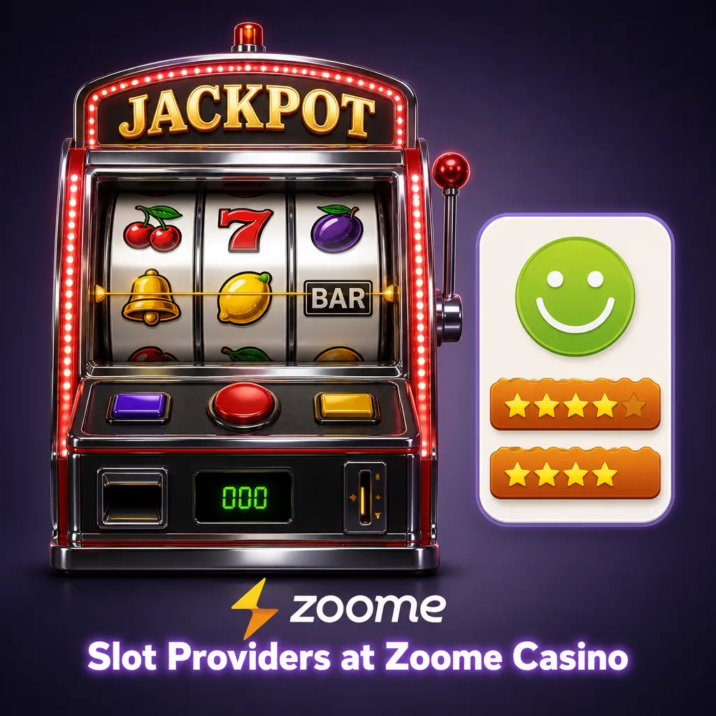 Slot providers at Zoome Casino including Pragmatic Play, NetEnt, Play'n GO and more