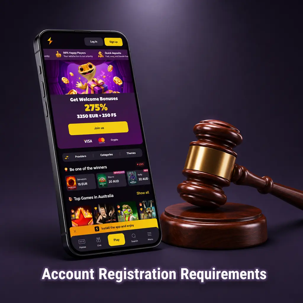 Account registration requirements at Zoome Casino