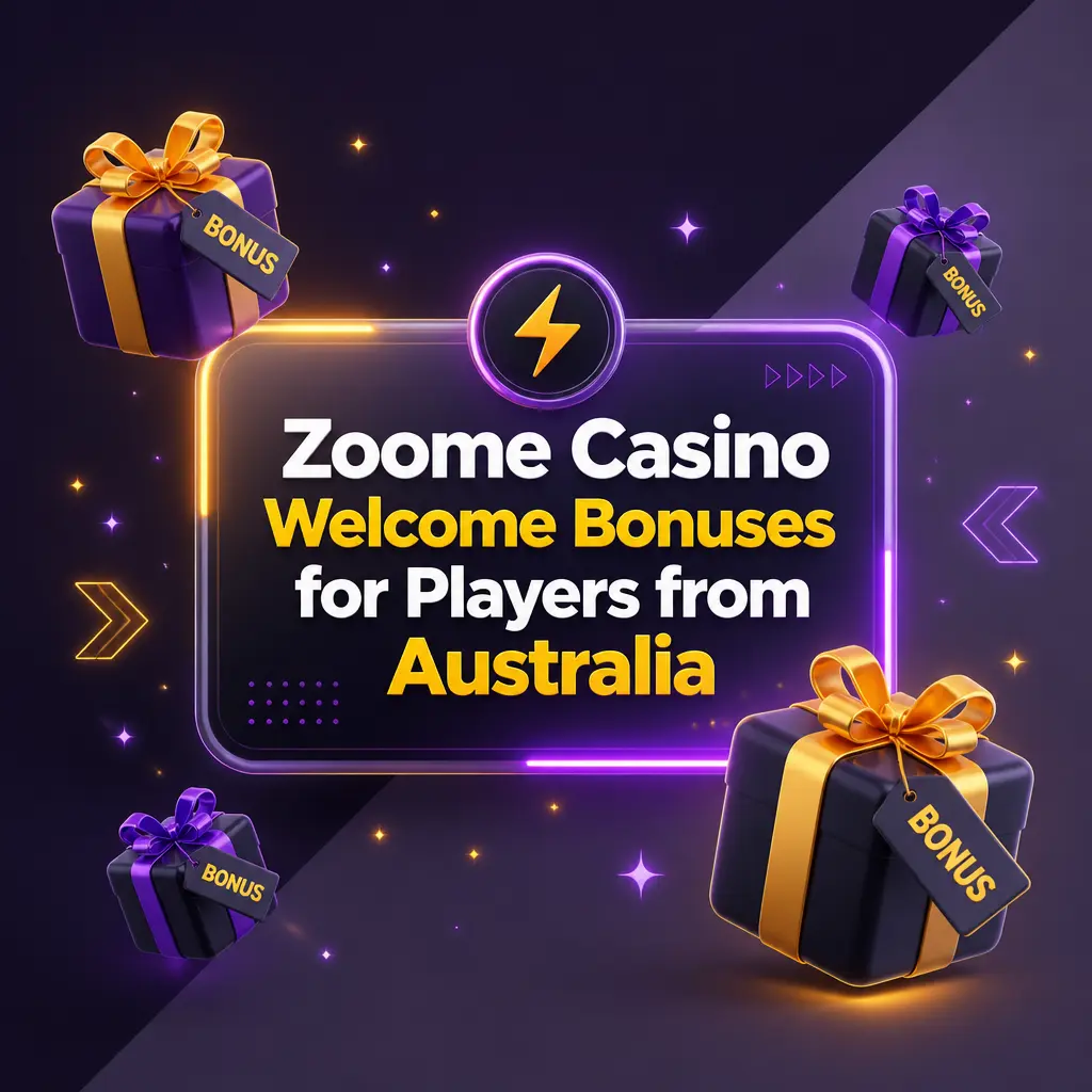 Zoome Casino welcome bonus package for Australian players
